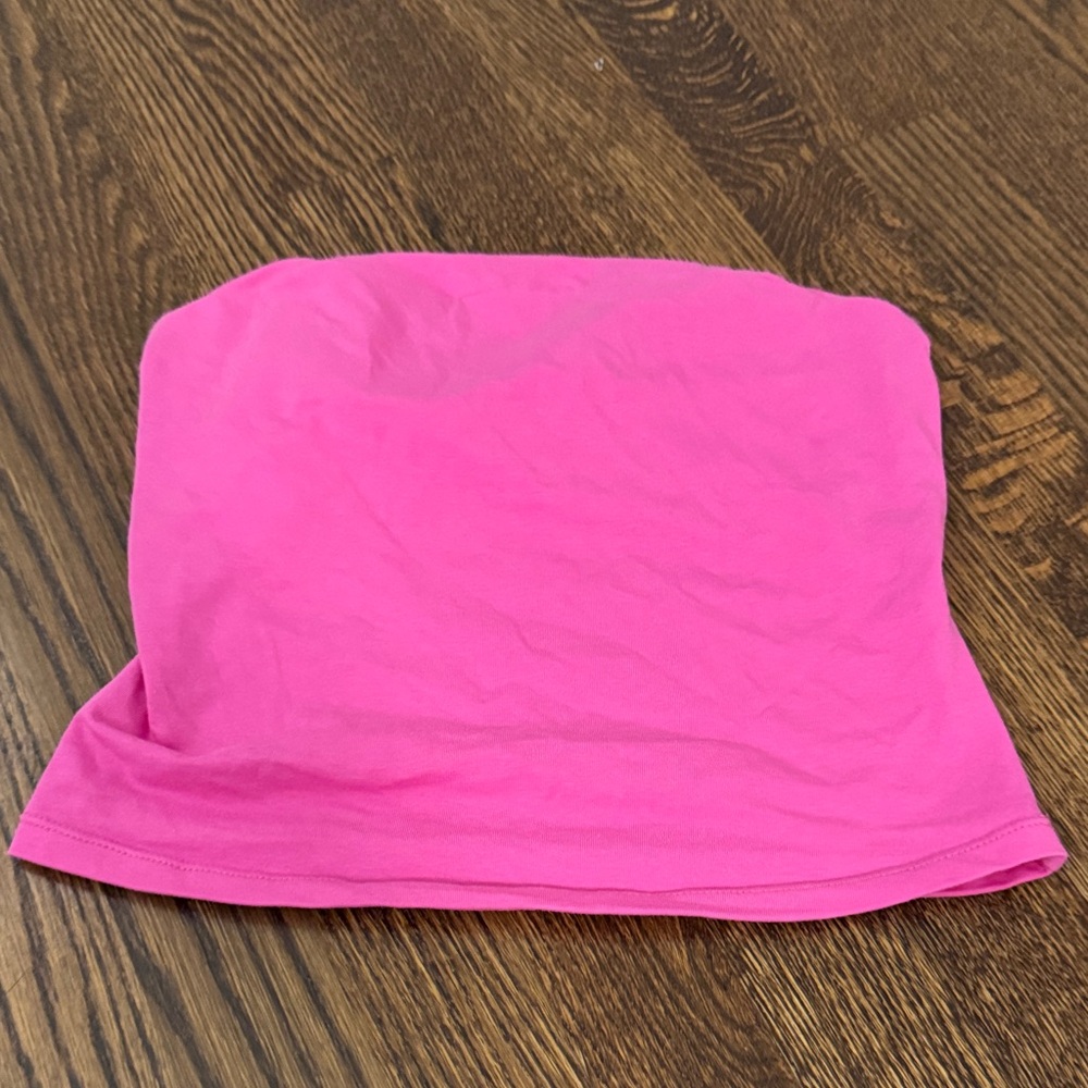 Free People Hot Pink Strapless Tube Top